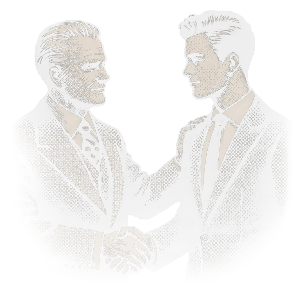 Handshake Two Business Men Making a Deal by Handshake